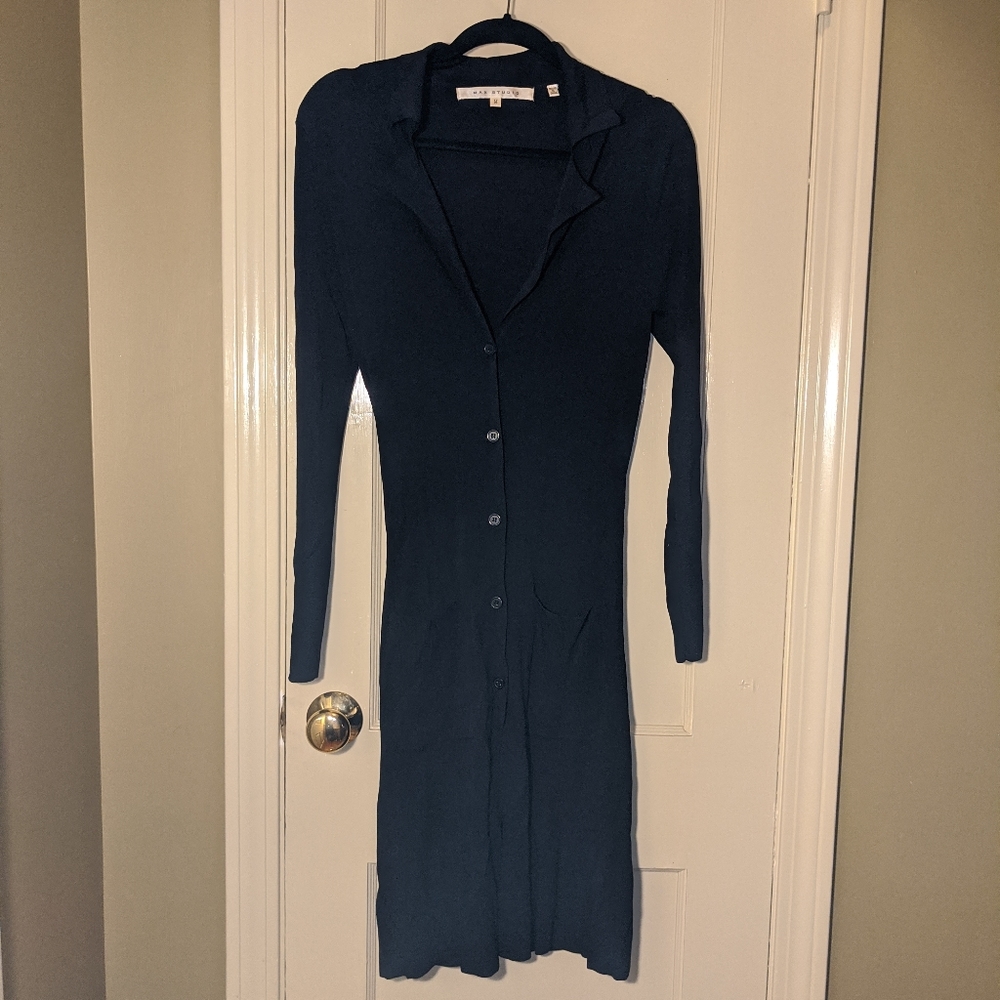 MAX STUDIO long black cardigan